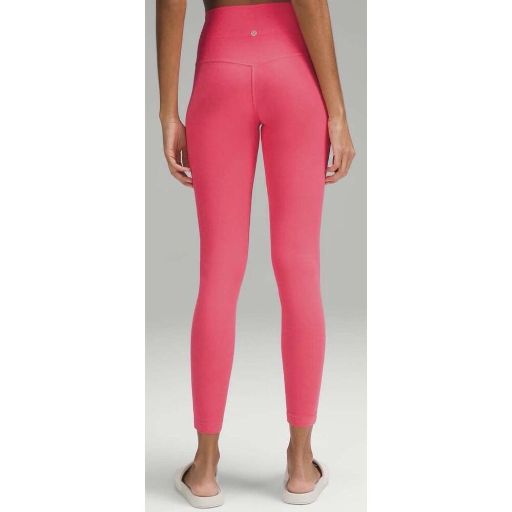 Lululemon Align HR High Rise Pant 28” Leggings Lip Gloss Pink Size 14 Nulu Yoga - Picture 2 of 12